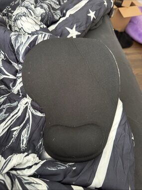 Black Ergonomic Gel Wrist Mouse Pad